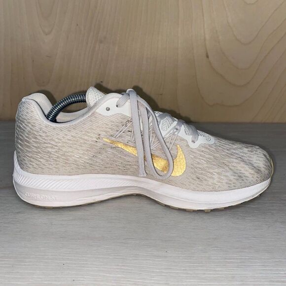 Nike Zoom Winflo 5 "String" Phantom / Metallic Gold Women's 7 - Picture 6 of 11